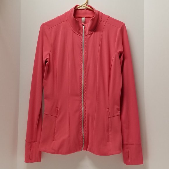 Athleta Shanti Jacket in Powervita, Coral Petal - Picture 3 of 16